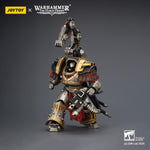 JOYTOY Warhammer The Horus Heresy Iron Warriors Warsmithwith Graviton Crusher Hammer & Legion Praevian with Bolt Pistol 1/18 Scale Action Figure