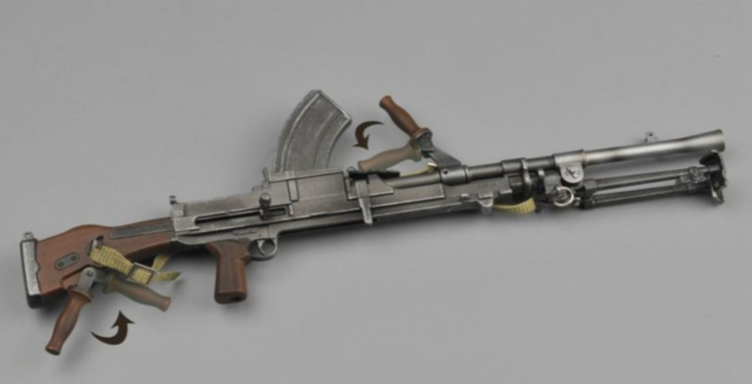 ZYTOYS ZY2003 WWII Bren Light Machine Gun 1:6 Scale Collectible Figure Accessory for 12 Action Figures