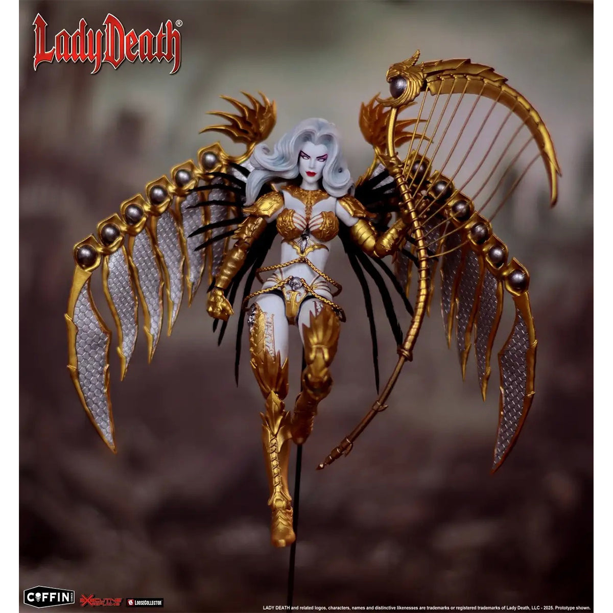 Executive Replicas, Lady Death & Wargoth, Action Figures