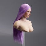 Escultura de cabeza femenina asiática con ojos móviles de YMTOYS - Lianxiang para figuras de acción
