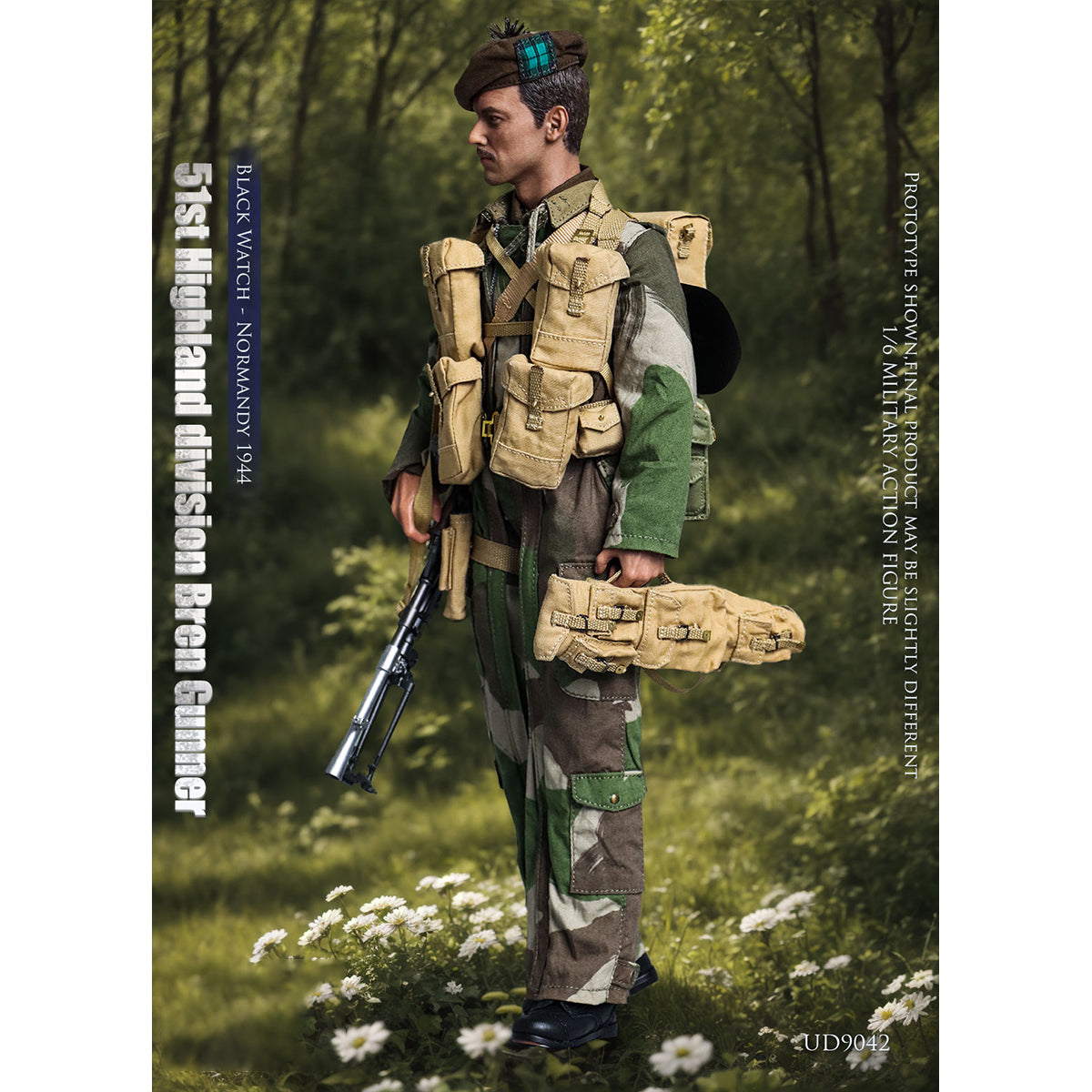 その他 UJINDOU 1/6 Black Watch Normandy UD9042 UJINDOU 1/6 51st Highland division Bren Gunner, Black Watch