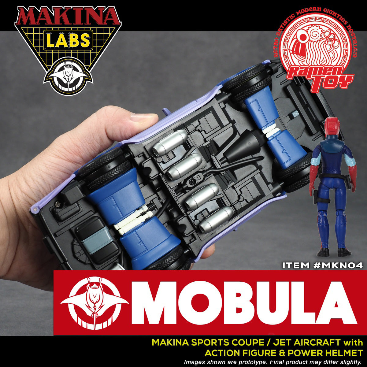 Ramen Toy MKN04 MAKINA LABS MOBULA Vehicle Model
