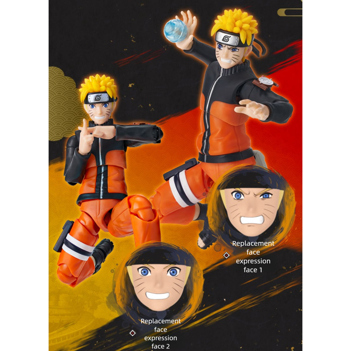 BLOKEES Naruto Champion Class Uzumaki Boruto/Uzumaki Naruto Model Kit