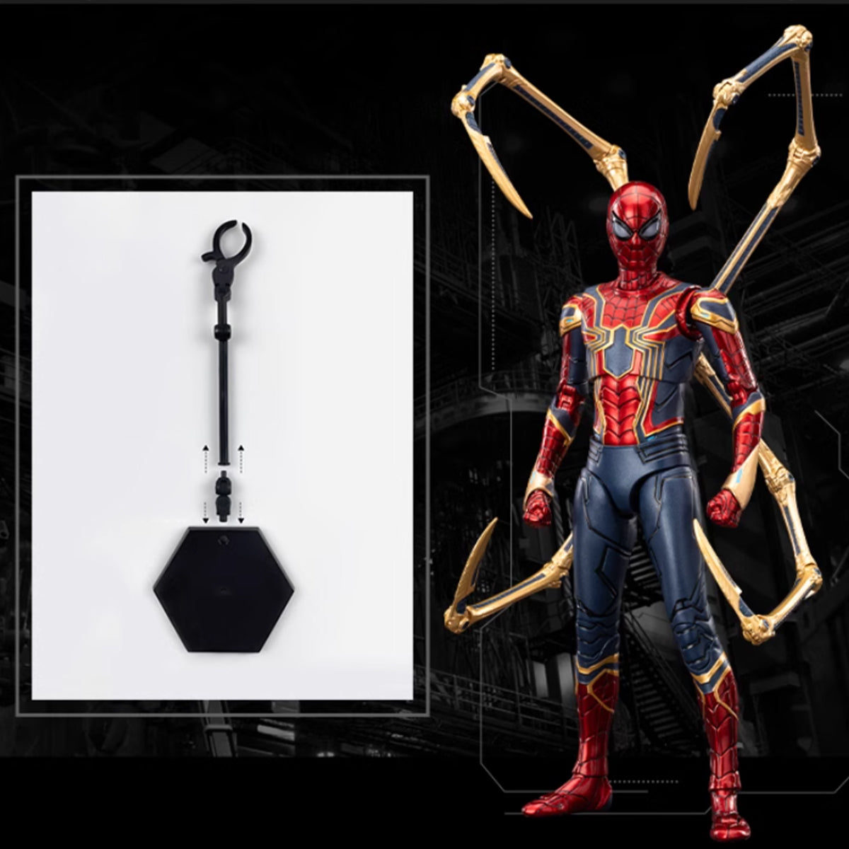 ZD Toys Iron Spider 2.0 1/10 Action Figure