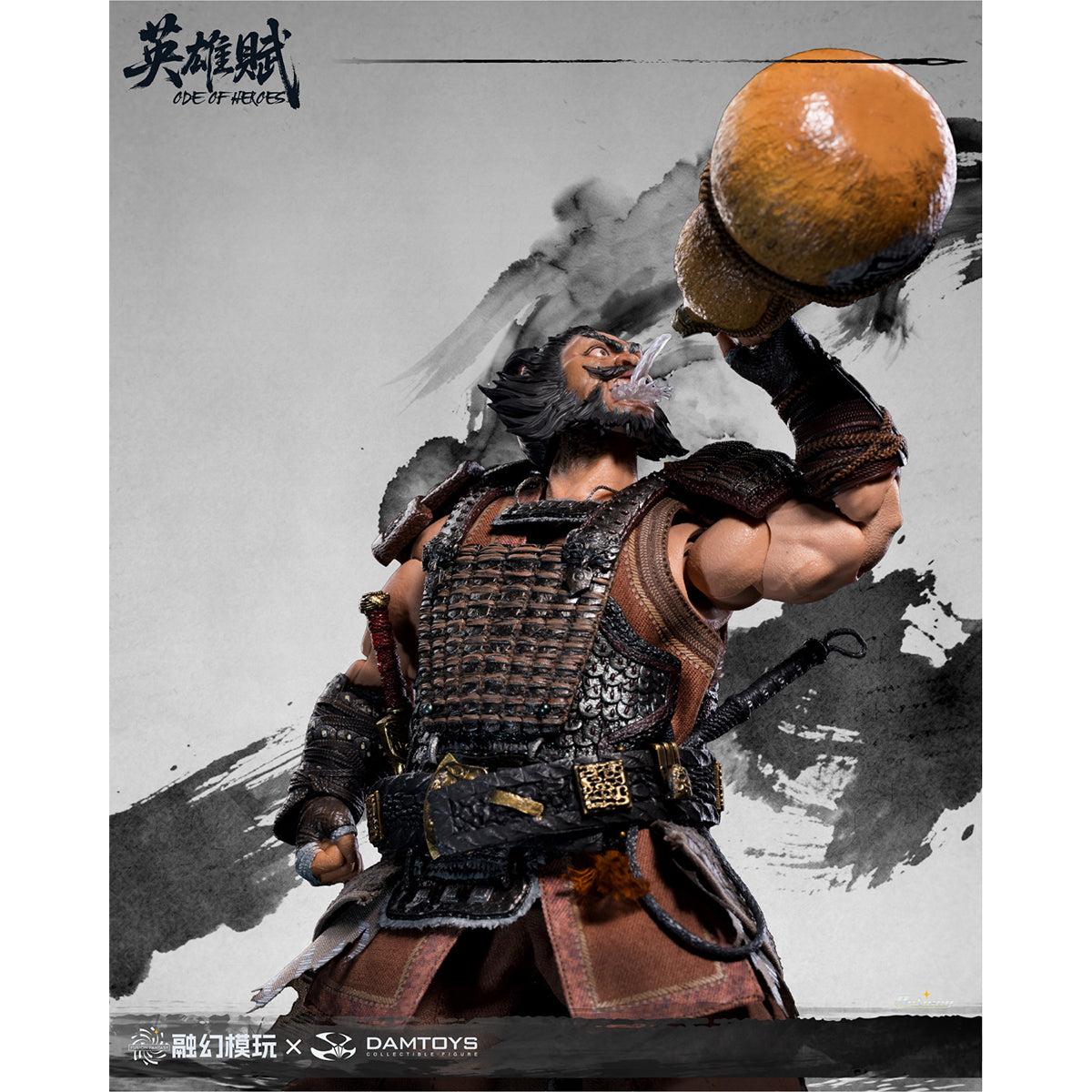 FUSION FANTASY × DAMTOYS Odes of Heroes Wanfu Mokai FTOH-02 Zhang Fei 1/12 Scale Action Figure