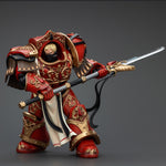 Figurine articulée Crimson Exemplar de l'escouade des Crimson Paladins de Blood Angels de Warhammer The Horus Heresy de JOYTOY