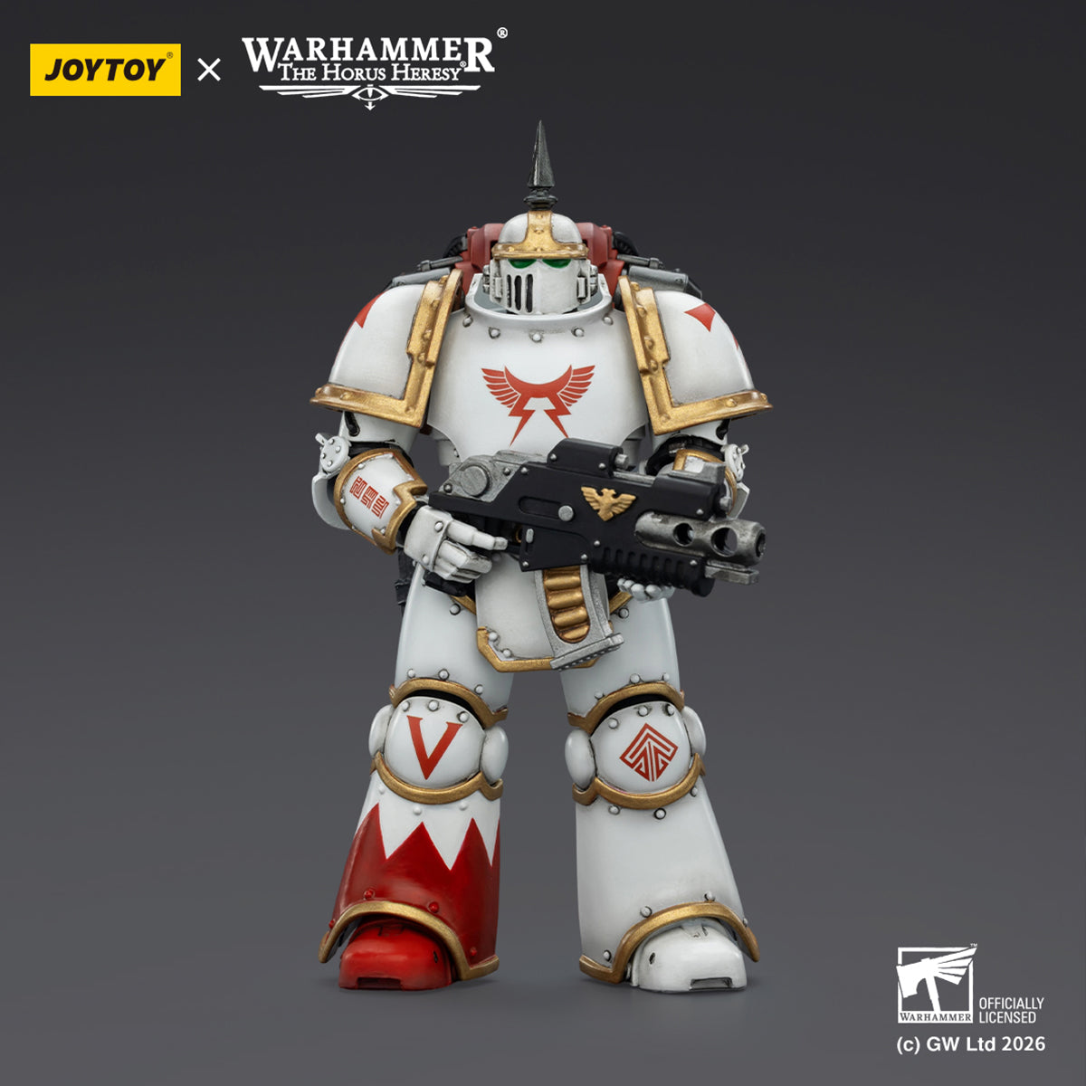 JOYTOY Warhammer 40,000 White Scars MKVI & MKIll Tactical Legionary 1/18 Scale Action Figure