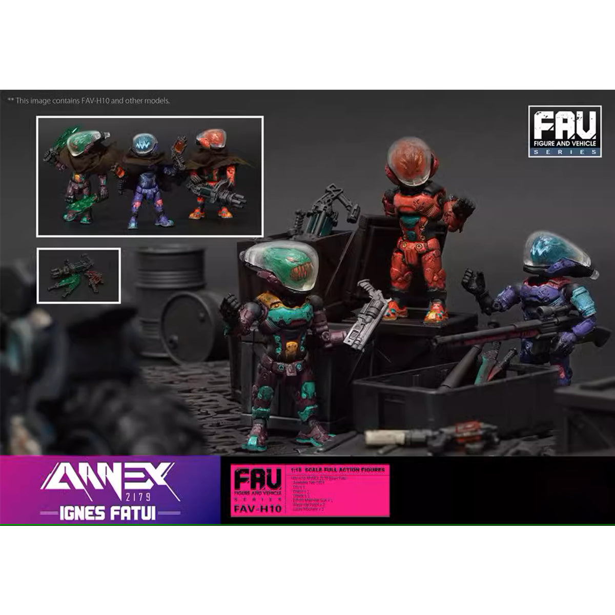 TOY ALLIANCE Acid Rain World Ignes Fatui Action Figures