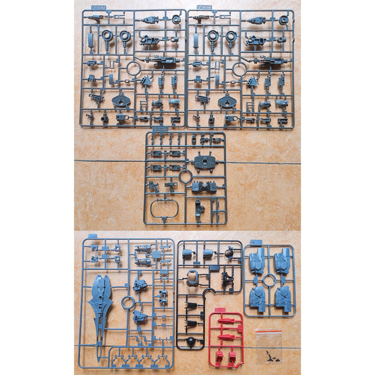 Iron Toys Sinanju Inner Frame Replacement Metal Part Pack Doll Accesso