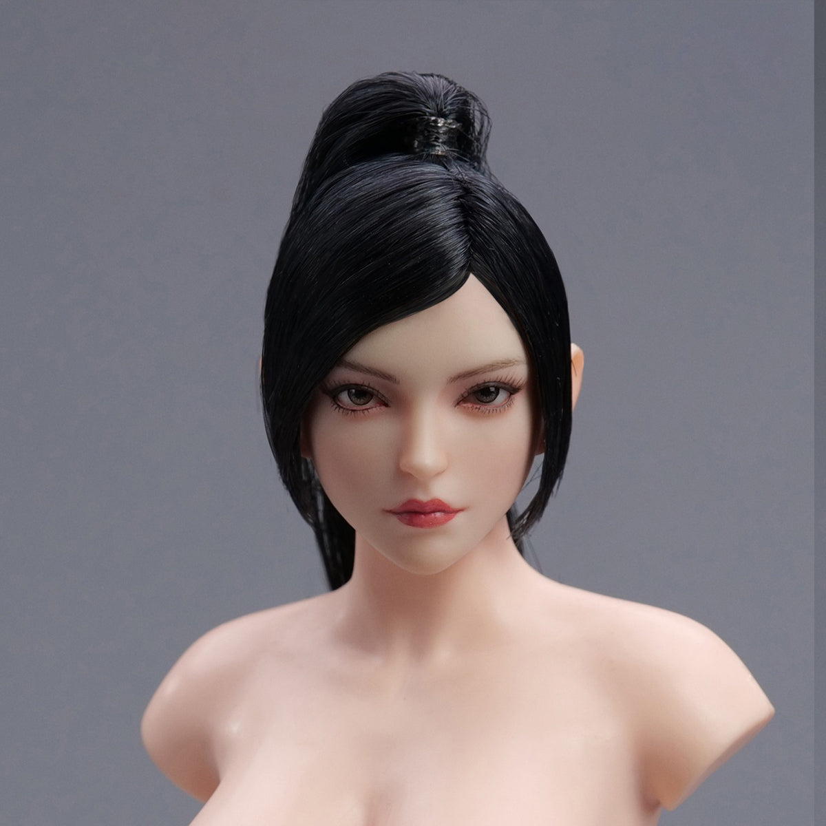YMTOYS Action Figure Head Sculpt Accessory: Asian Female Head Sculpture - Xiao Zhao, Movable Eye, For 12-inch Miniature Figure