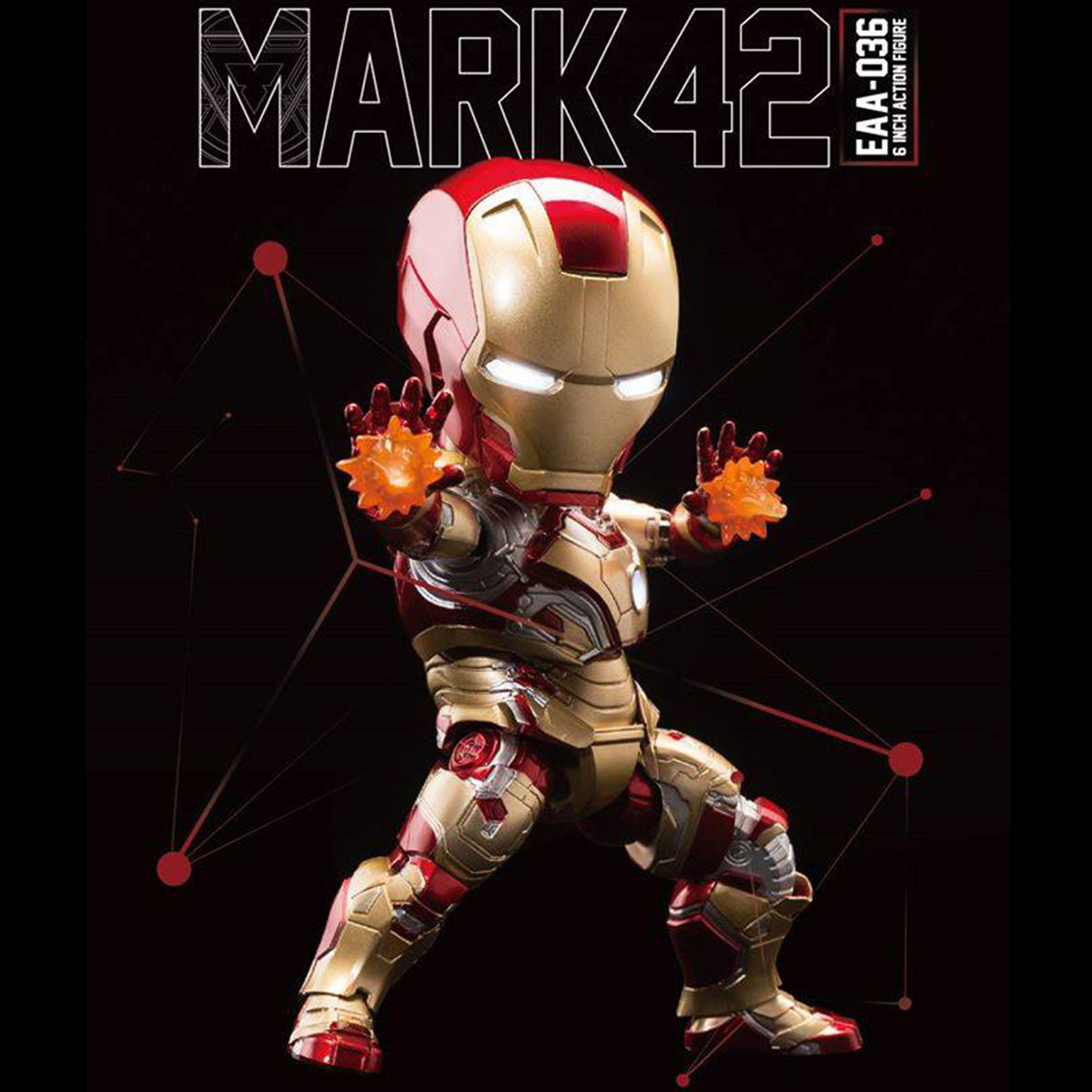 Beast Kingdom Iron Man 3: Iron Man MK42 EAA-036 Action Figure