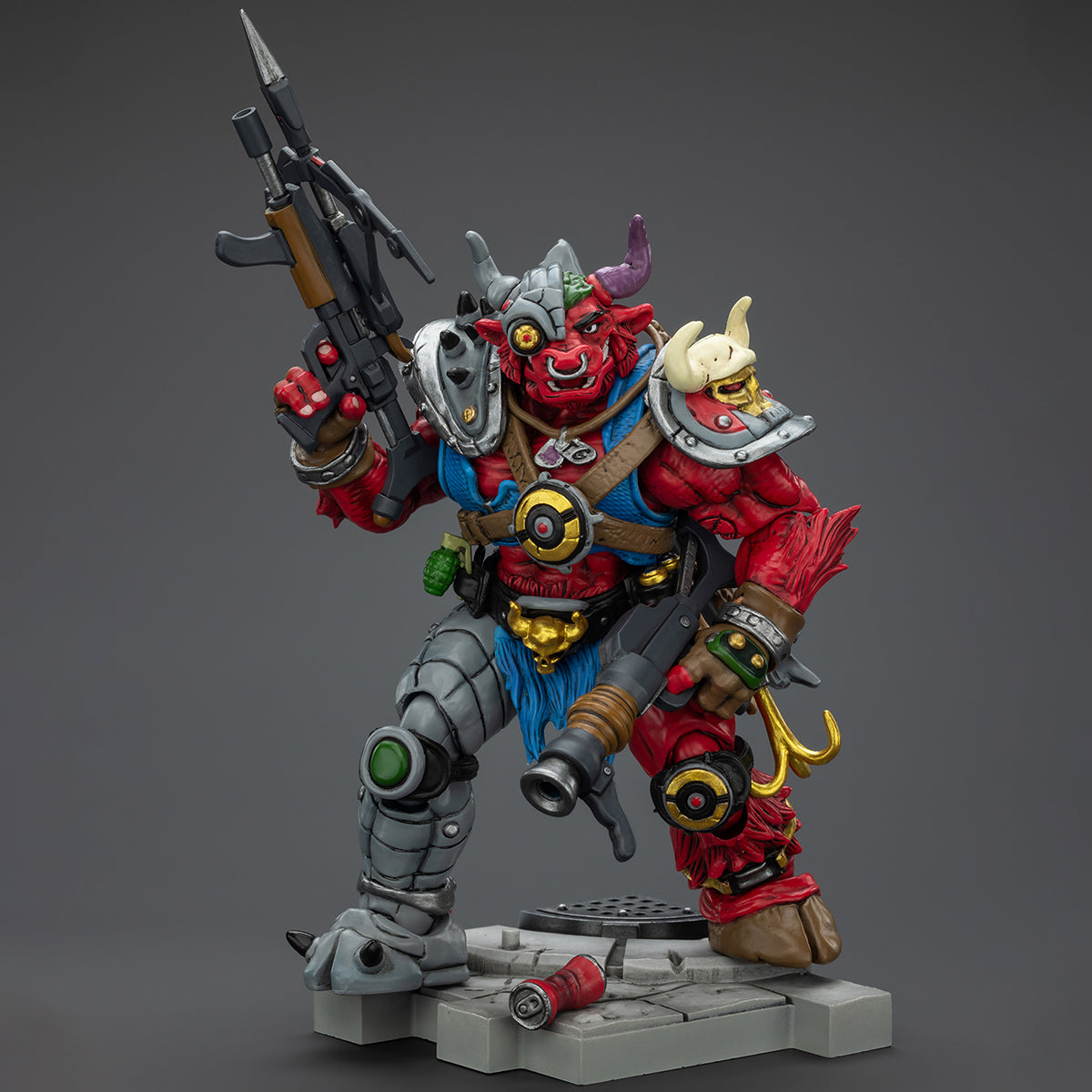 JOYTOY 1/18 TMNT-Dirtbag/Groundchuck/Rahzar Action Figures