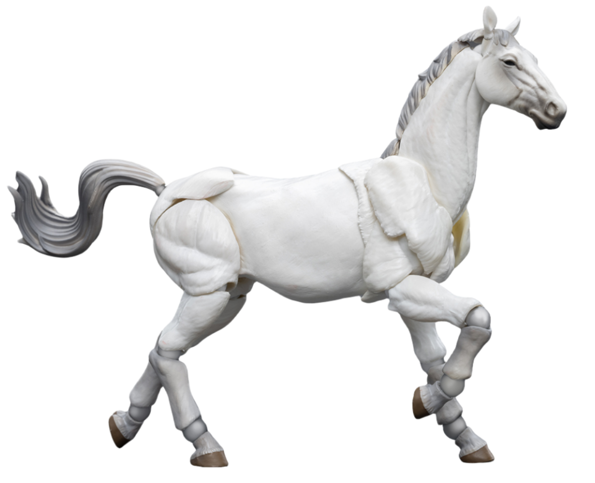 HiPlay JoyToy Warhammer 40K Collectible Figure: Dark Source JiangHu War Horse White 1:18 Scale Action Figures JT7998 (War Horse White)