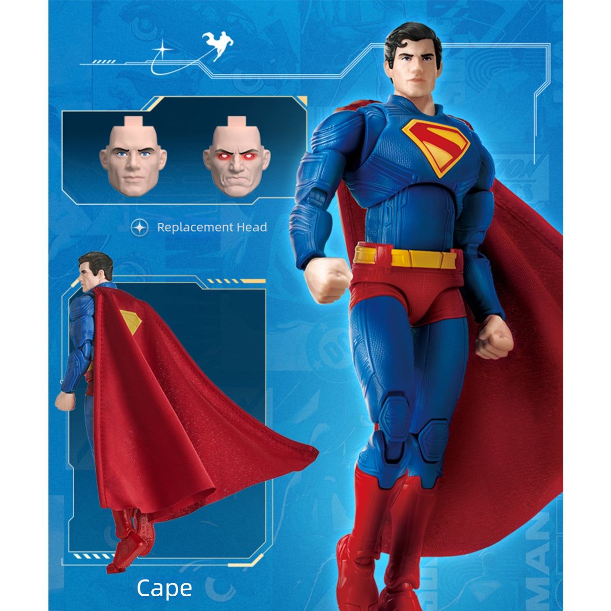 BLOKEES Champion Class DC Series Heros Superman Assembly Model Kit
