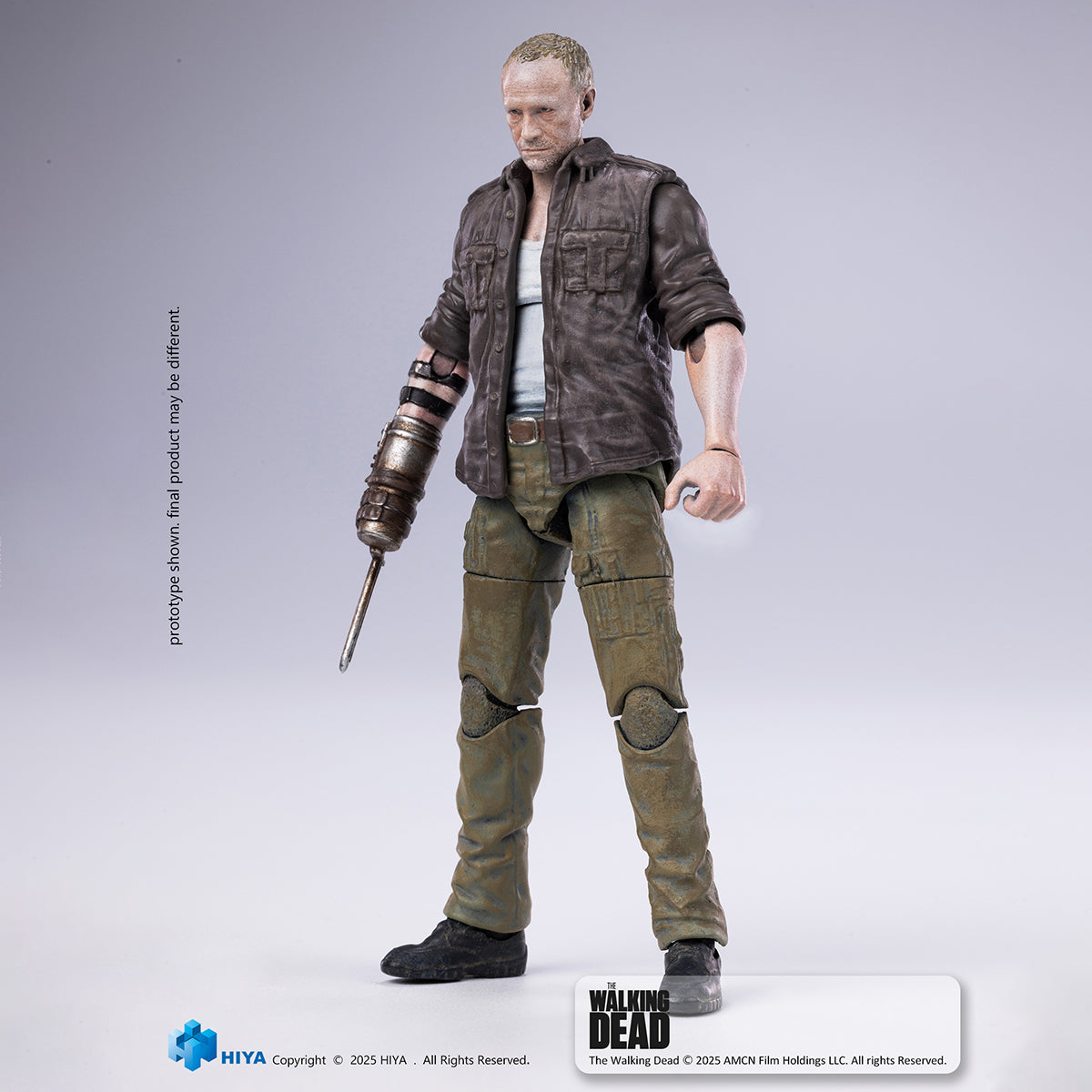 HIYA Exquisitas Mini Figuras de Acción de Merle de The Walking Dead