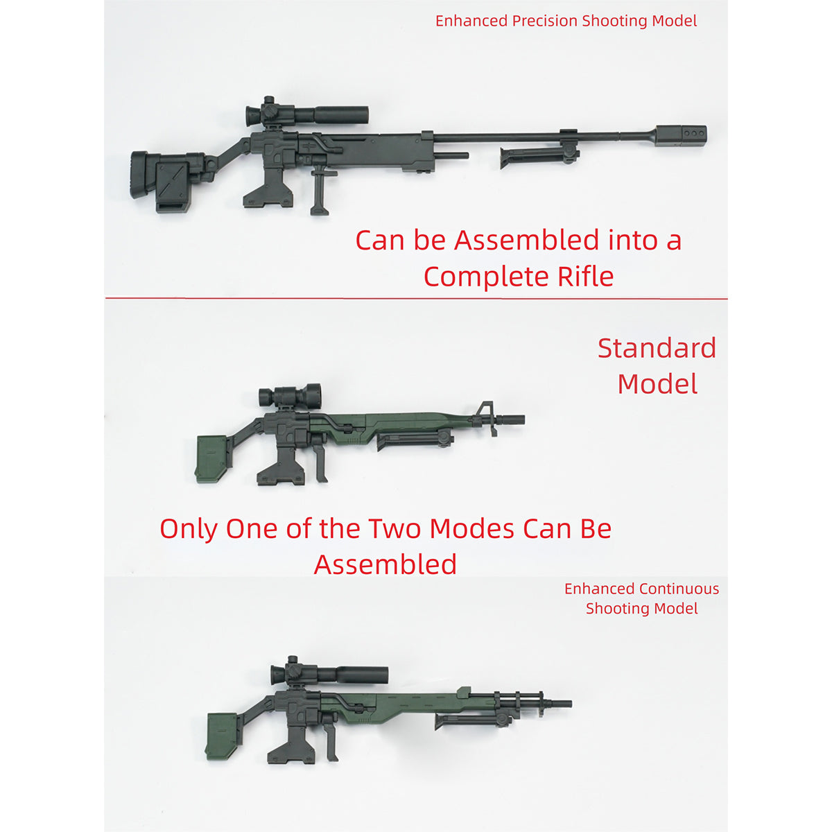 EW Long-Range Beam Rifle Weapon Accessory Pack EWHG005 1/144 Scale Fit Action Figure