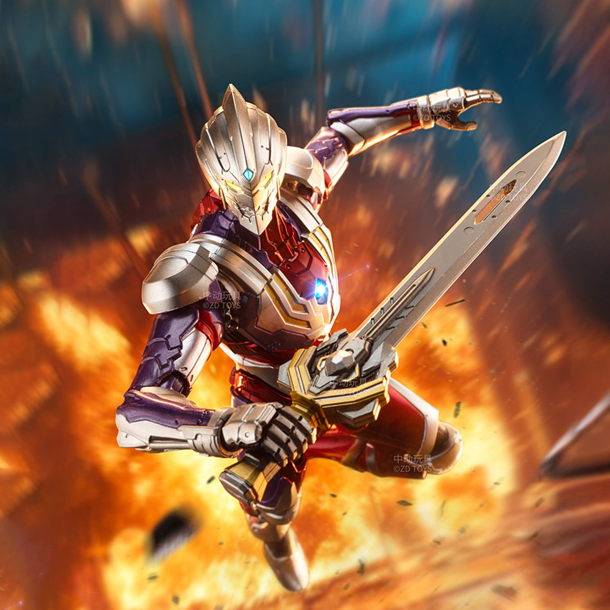 ZD Toys 1/10 Ultraman Tiga UA-A07 Action Figures