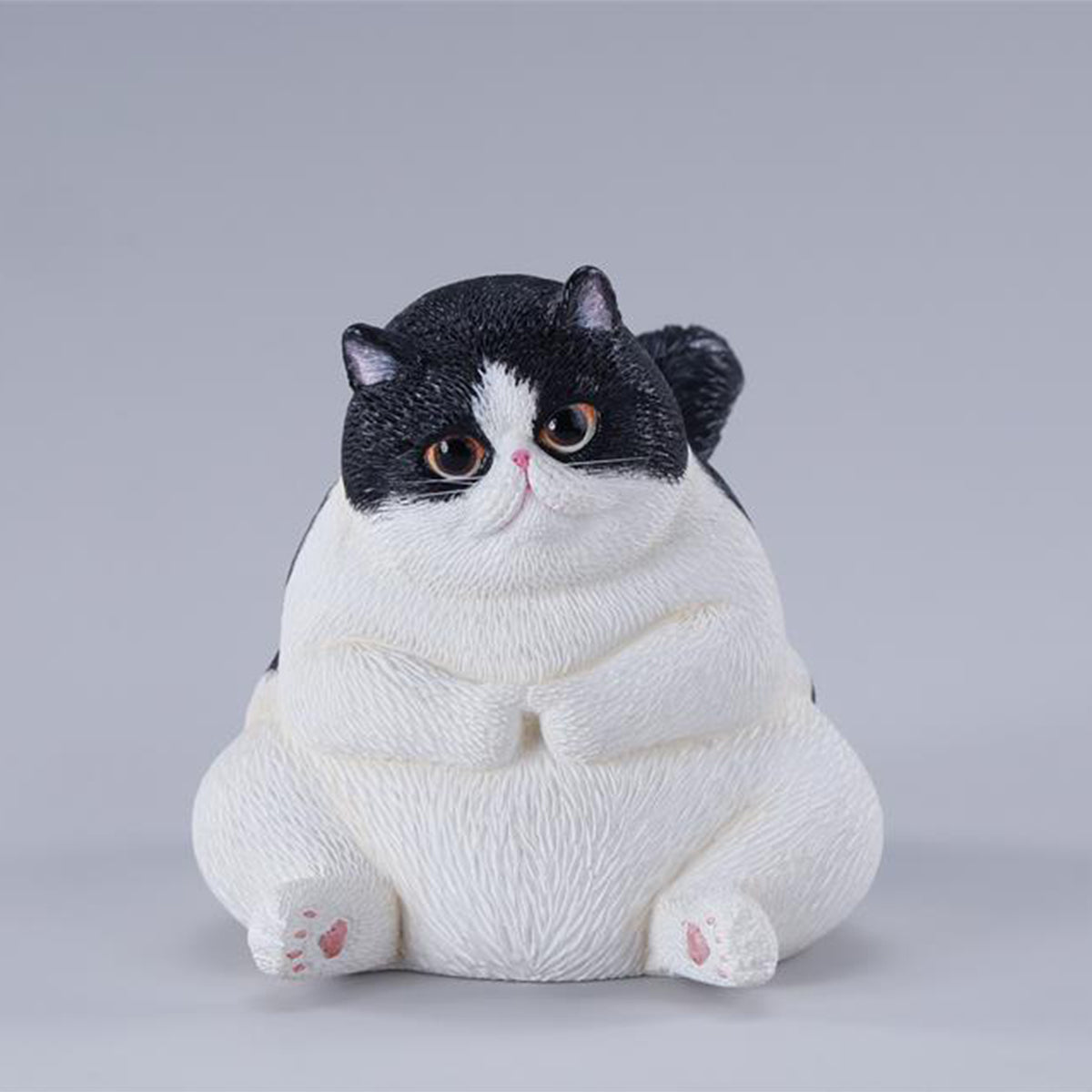 JXK Chubby Cat Static Animal Figurine