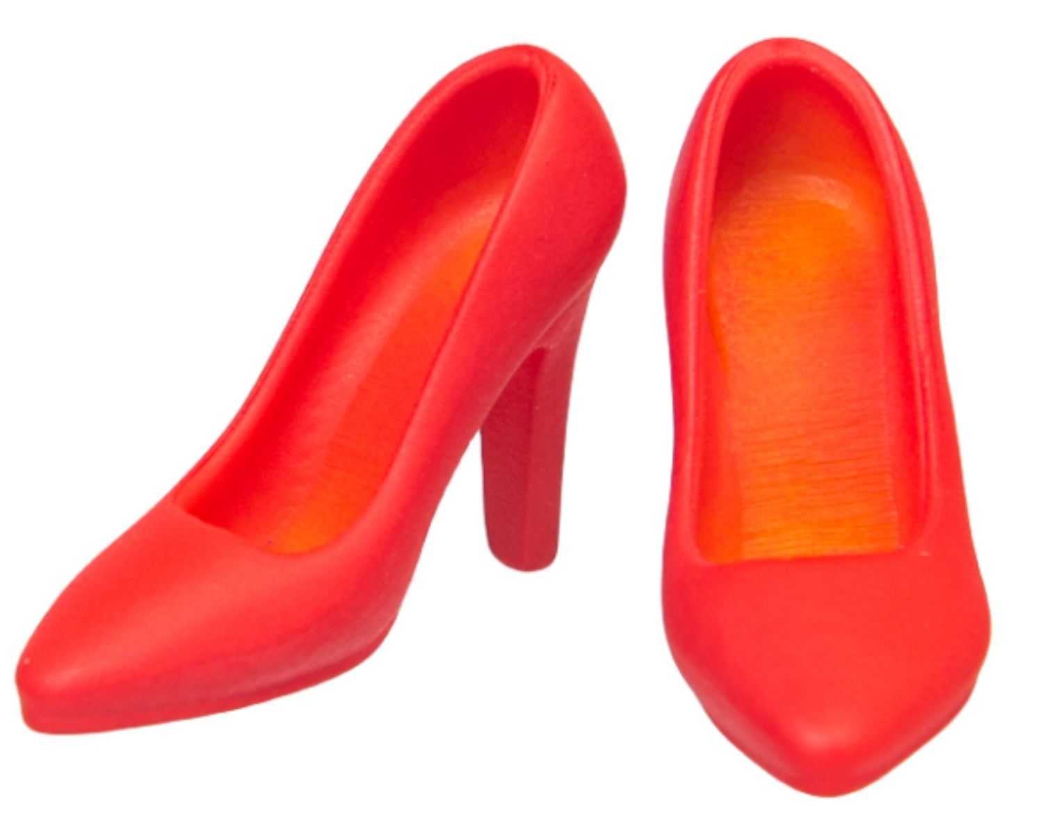 TYM 1/12 Scale Action Figure Accessory: Red High Heels Model TYM136E For 6-inch Miniature Collectible Figure