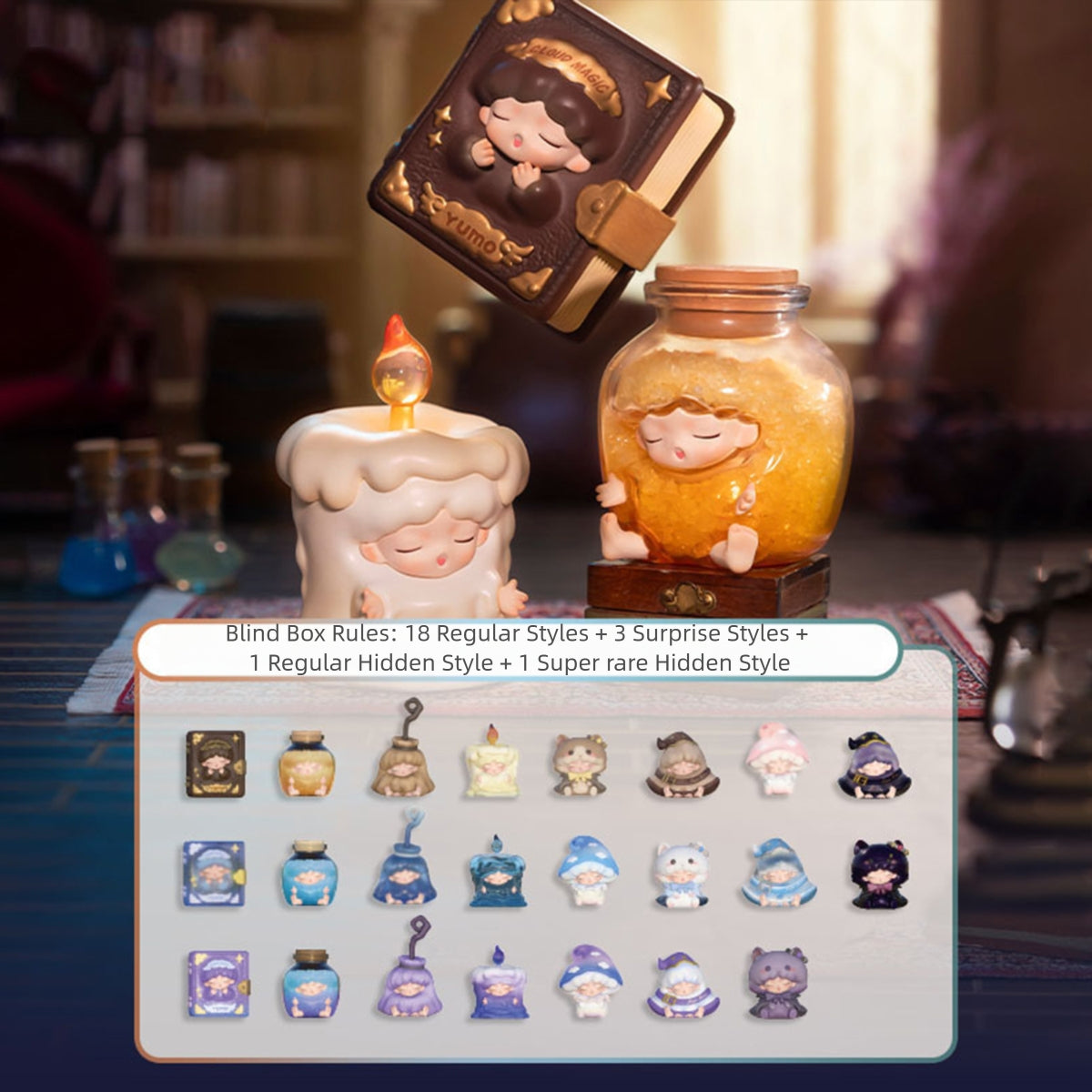 JOTOYS YUMO Magic Manual Mini Series Box Blind Box Figure