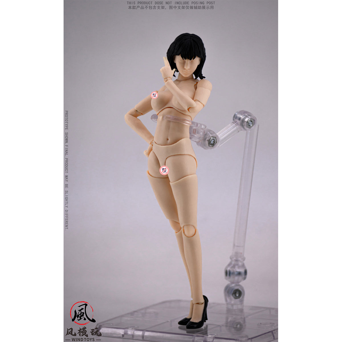 Wind Toys Supermodel Female Body FMW008 FMW007 FMW006 1/12 Scale Articulated Joints Action Figure