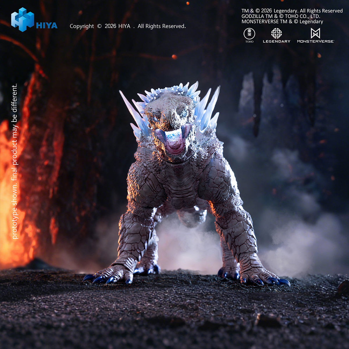 HIYA EBG0312 Godzilla: The New Empire - Frost Breath Shimo Monster Action Figure