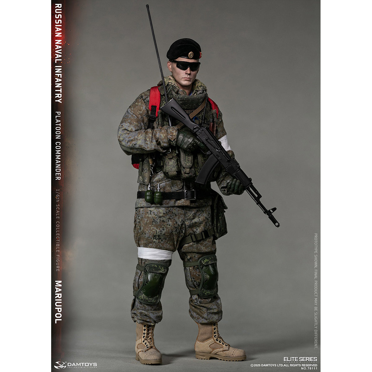 DAMTOYS NO.78111 Russian Naval Infantry Commander Mariupol 1/6 Scale Action Figure