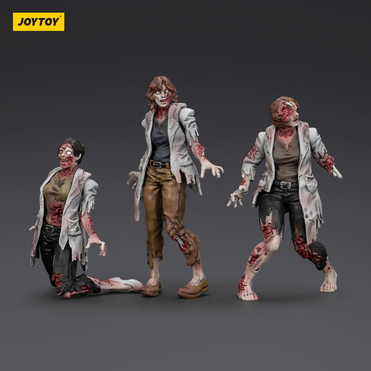 (Only Shipped to the US) JOYTOY 1/25 Dark Source Zombie Figure Scientists (Female) JT01611 Action Figures