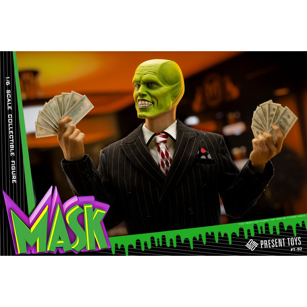 PRESENT TOYS Masked Man in Black Action Figures