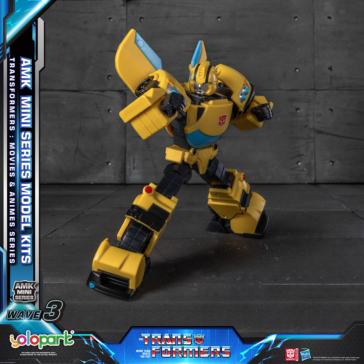 Yolopark AMK MINI WAVE 3-TF3 Bumblebee AMKM3BB Pre-assembled Model Kits