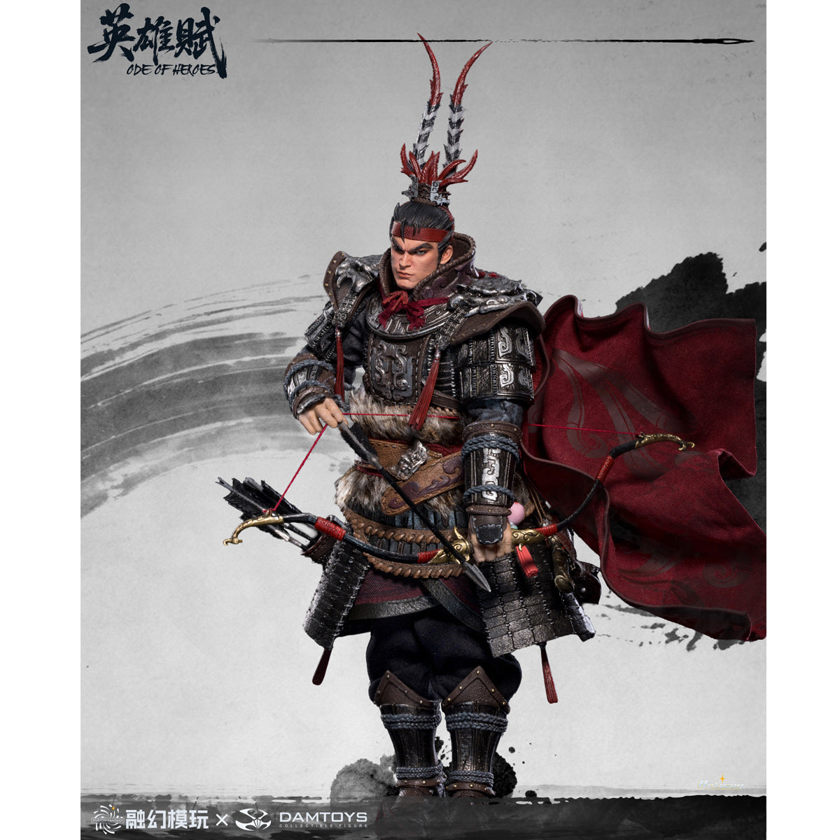 FUSION FANTASY × DAMTOYS Odes of Heroes Jiuyuan Fierce Tiger FTOH-01 Lv Bu 1/12 Scale Action Figure