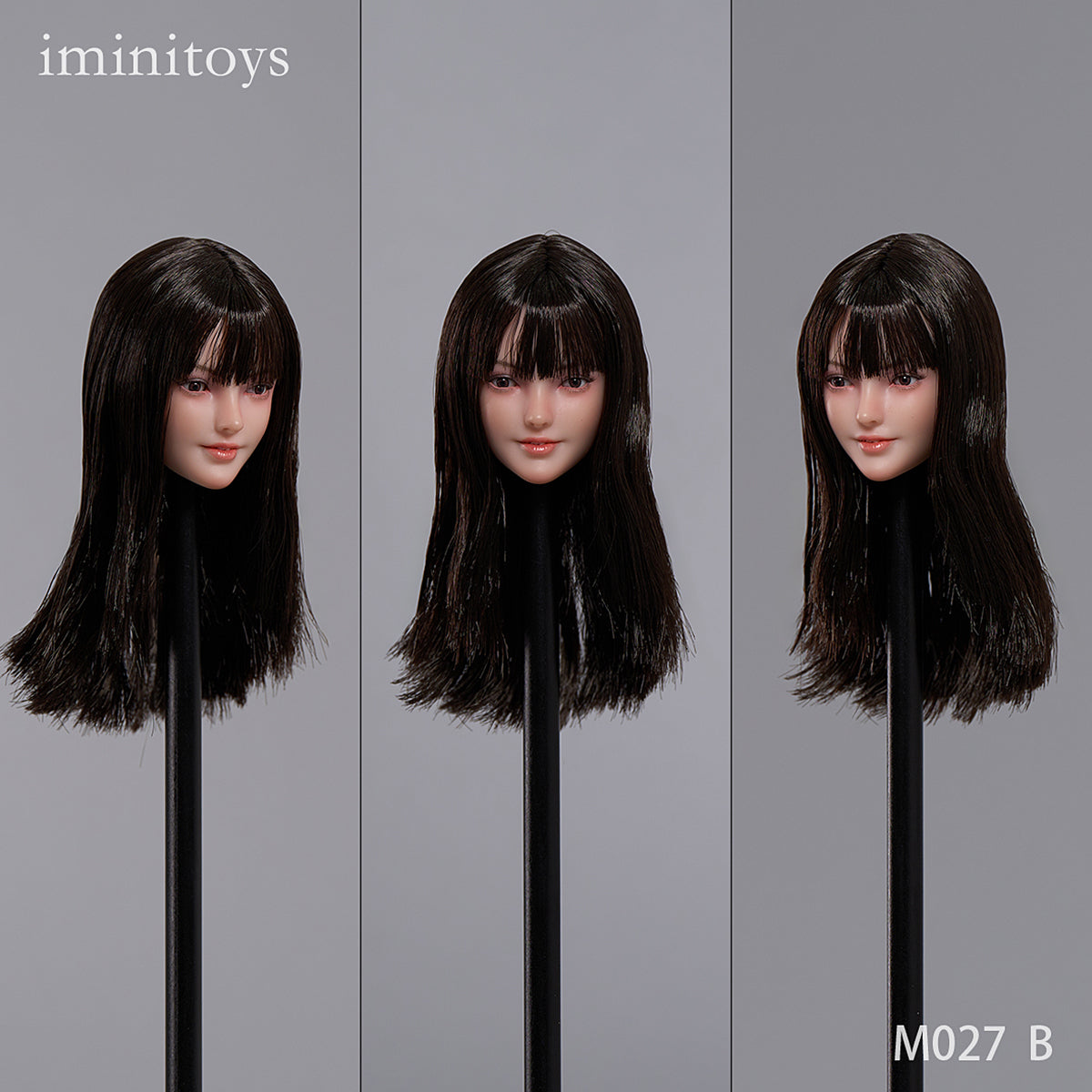 Iminitoys Xuan - Lolita Girl with Movable Eye Doll Head Sculpt Accessory Fit 1/6 Scale 12-inches Figure