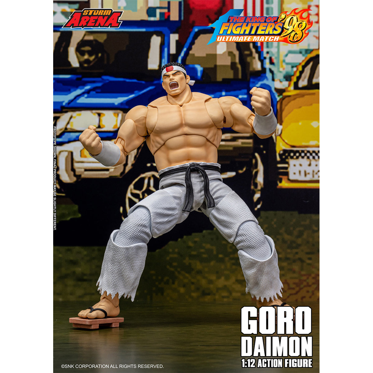 STORM ARENA The KING OF FIGHTERS’S 98UM: GORO DAIMON KFSA02 1/12 Scale Action Figure