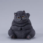 JXK Chubby Cat Static Animal Figurine