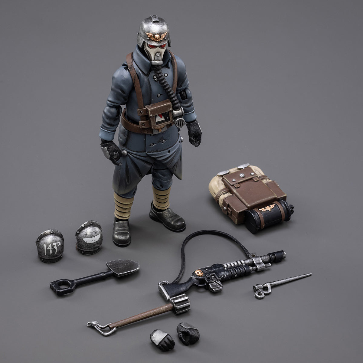 JOYTOY Warhammer 40,000 Astra Militarum Death Korps of Krieg Veteran Squad Guardsman Figurine d'action