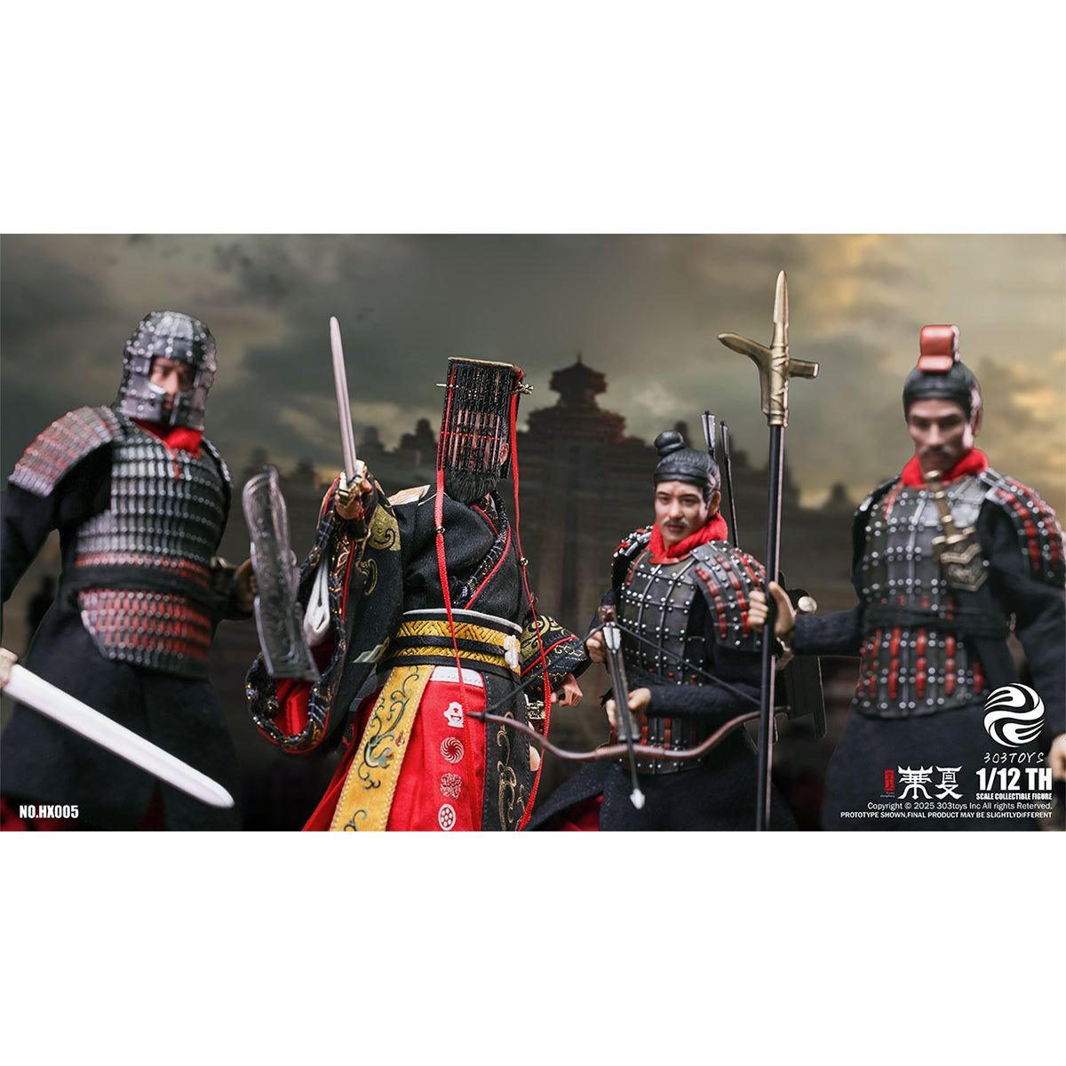 303TOYS, Huaxia In The Palm - The Qin Empire, The Eternal First Emperor/Halberdier/Crossbowman/Swordsman Deluxe Single Figure Edition & Ultimate Deluxe Set Action Figures