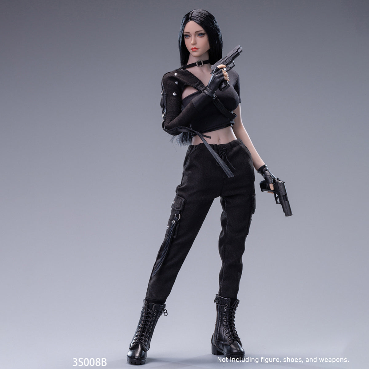 SIX SUPER STARS Cool Girl Functional Outfit For Action Figures
