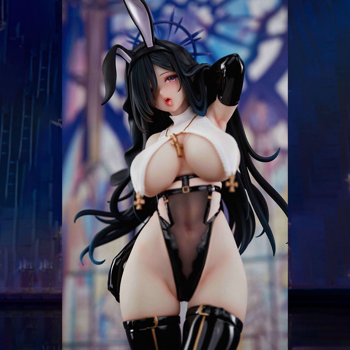 Figura de anime de la Monja Negra de BearPanda (Cuarta Edición)