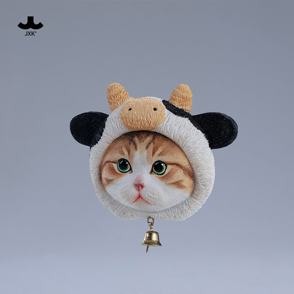 K ✨ JXK, Cute Cat in Milk Cow Hat Magnet, Static Expertly Hand