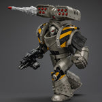 JOYTOY Warhammer La Herejía de Horus Guerreros de Hierro Tirano Asedio Terminator con lanzacohetes Figuras de acción