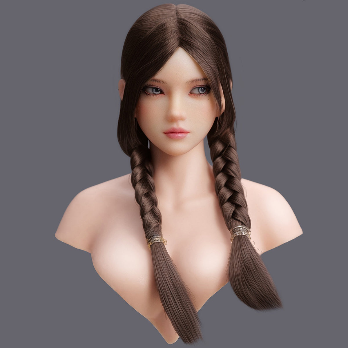 Escultura de cabeza femenina asiática con ojos móviles de YMTOYS - Yiyi (versión E) para figuras