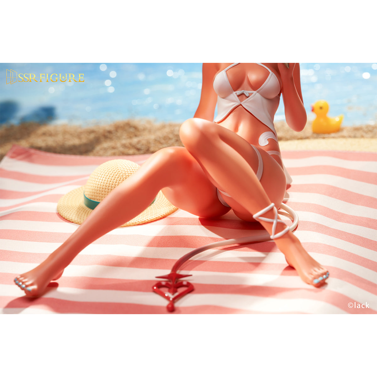 SSR FIGURE Caffeine-chan & Dark Elf Dancer: Summer Ver. 1/7 Scale Art Figurine