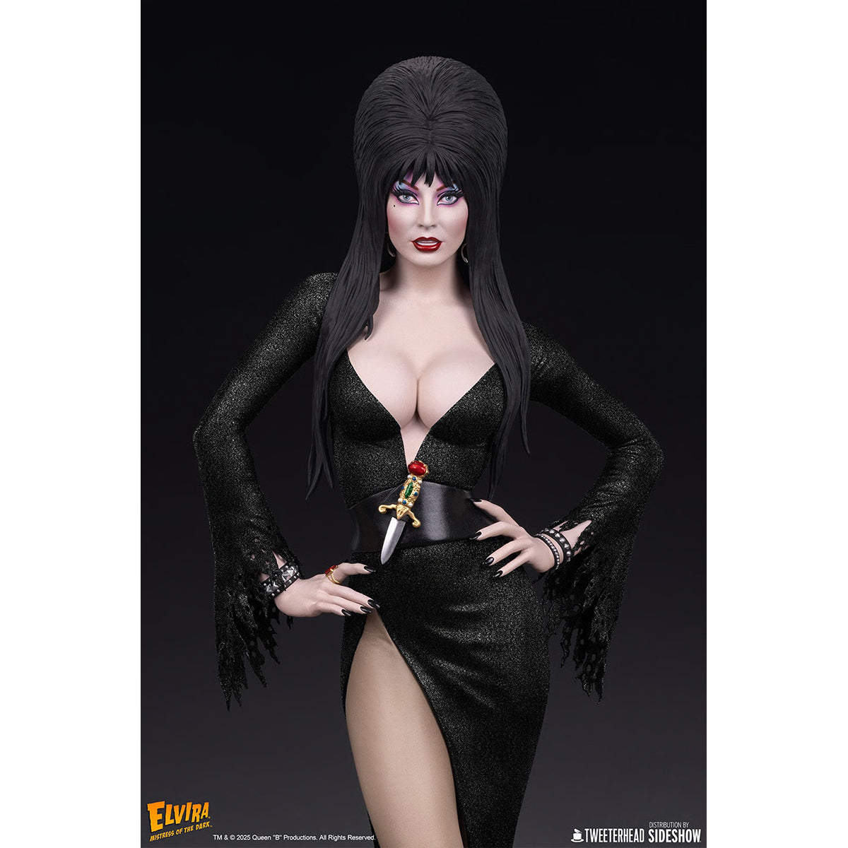 Sideshow x Tweeterhead, Elvira, Art Figurine