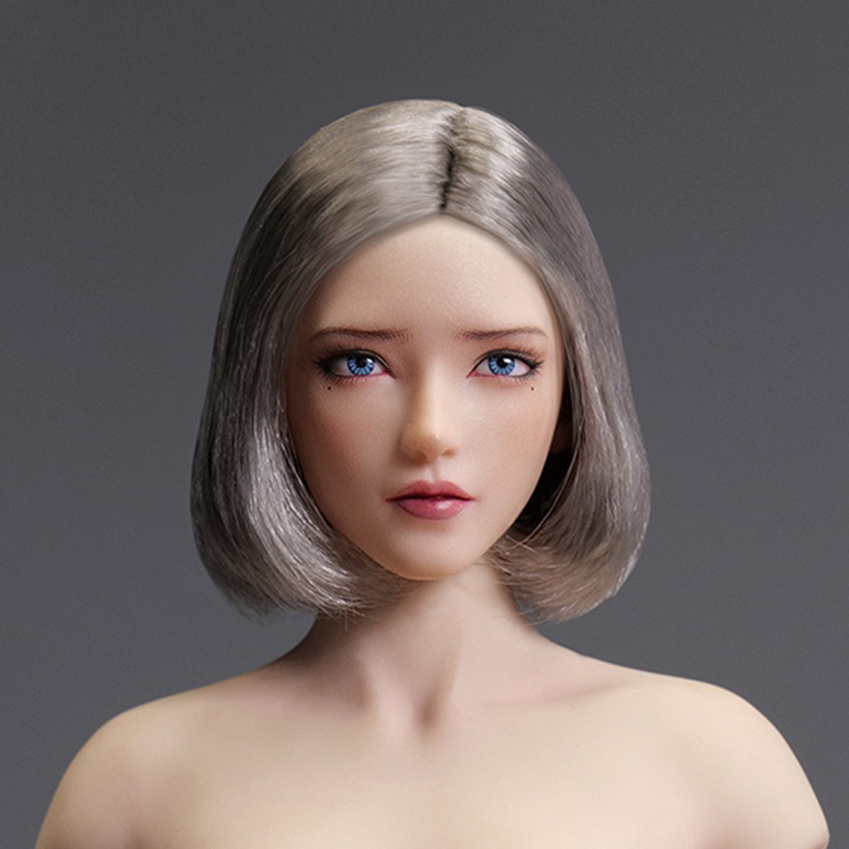 Escultura de cabeza femenina asiática con ojos móviles de YMTOYS - Lianxiang para figuras de acción