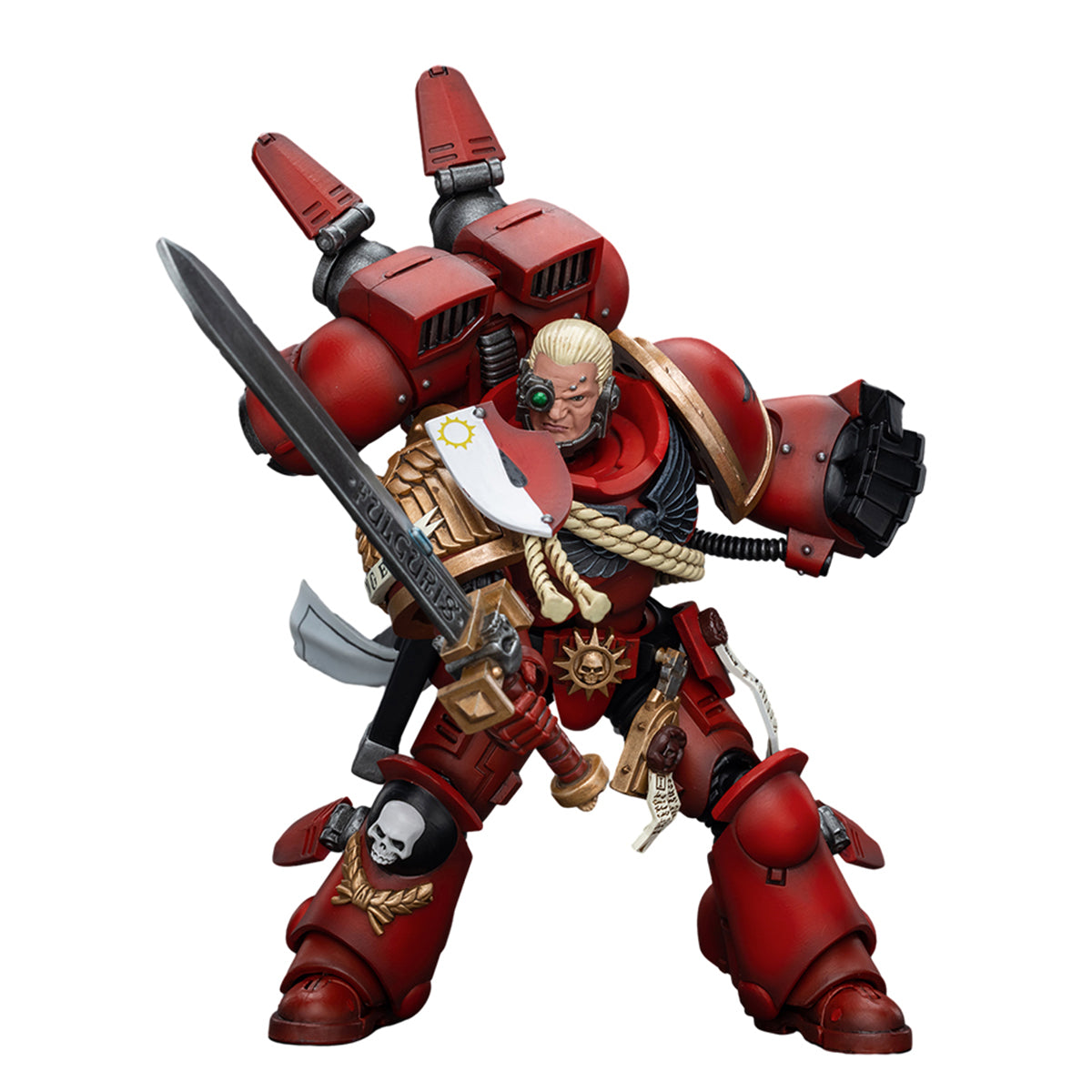 (Only Shipped to the US) JOYTOY Warhammer 40,000 1/18 Blood Angels Captain With Jump Pack JT4997 Action Figures Collection Model Gift