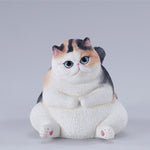 JXK Chubby Cat Static Animal Figurine