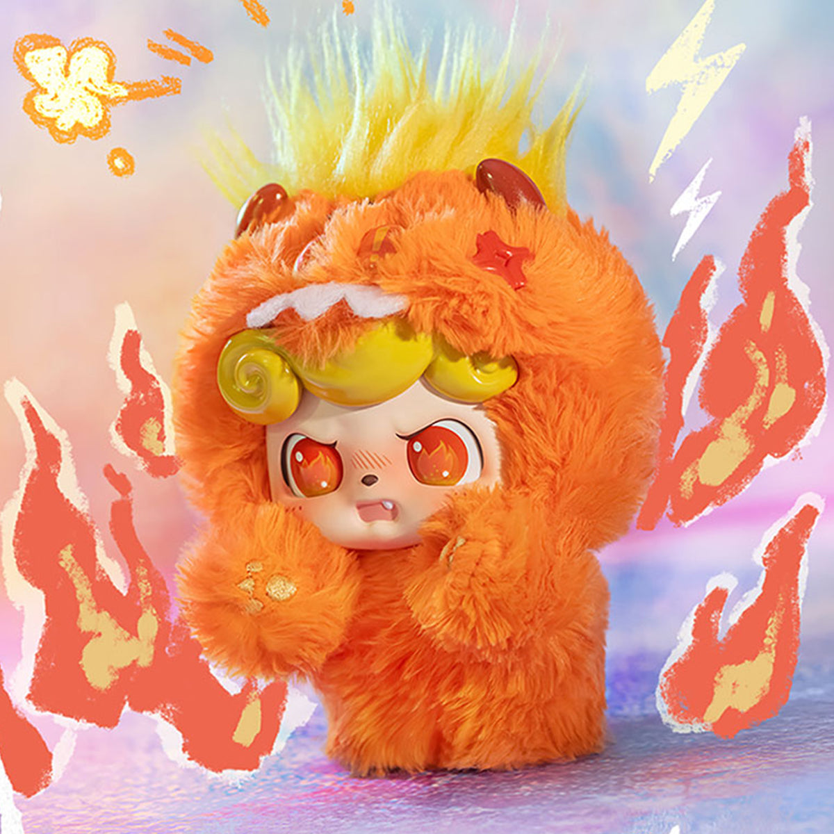 JOTOYS Q.Kid Emotional Hairy Monsters Series Plush Blind Box Figure