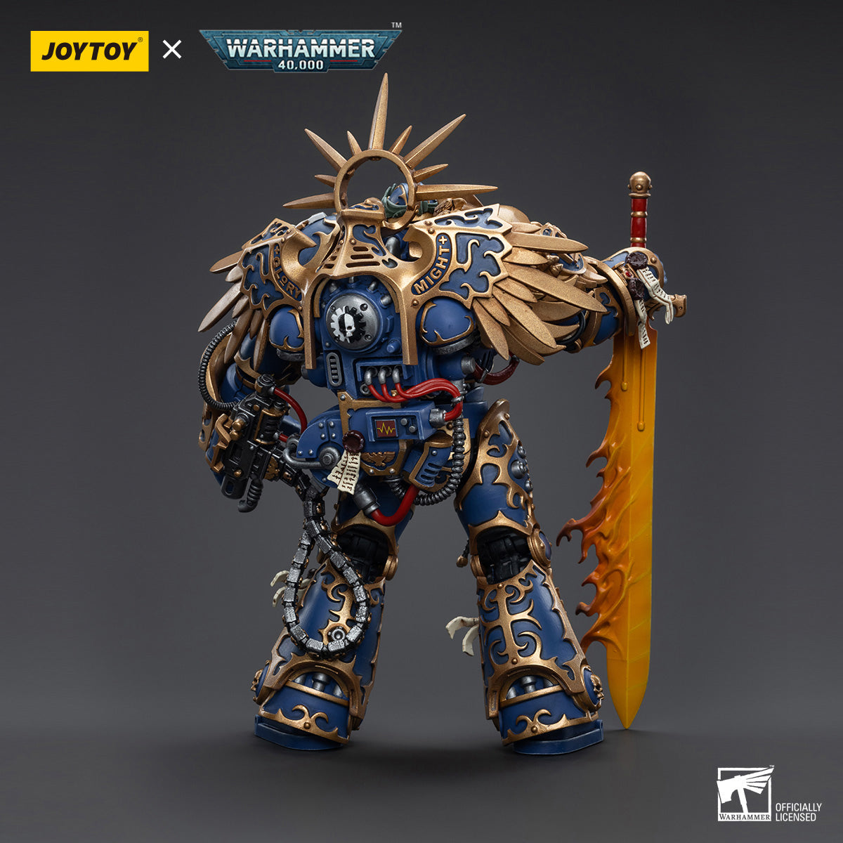 (Only Shipped to the US) JOYTOY Ultramarines Primarch Roboute Guilliman Warhammer 1/18 Scale Action Figure