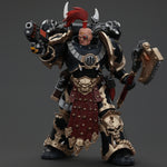 Figuras de acción JOYTOY Warhammer 40,000 Chaos Space Marines Black Legion Chosen con pistola de plasma y hacha de energía