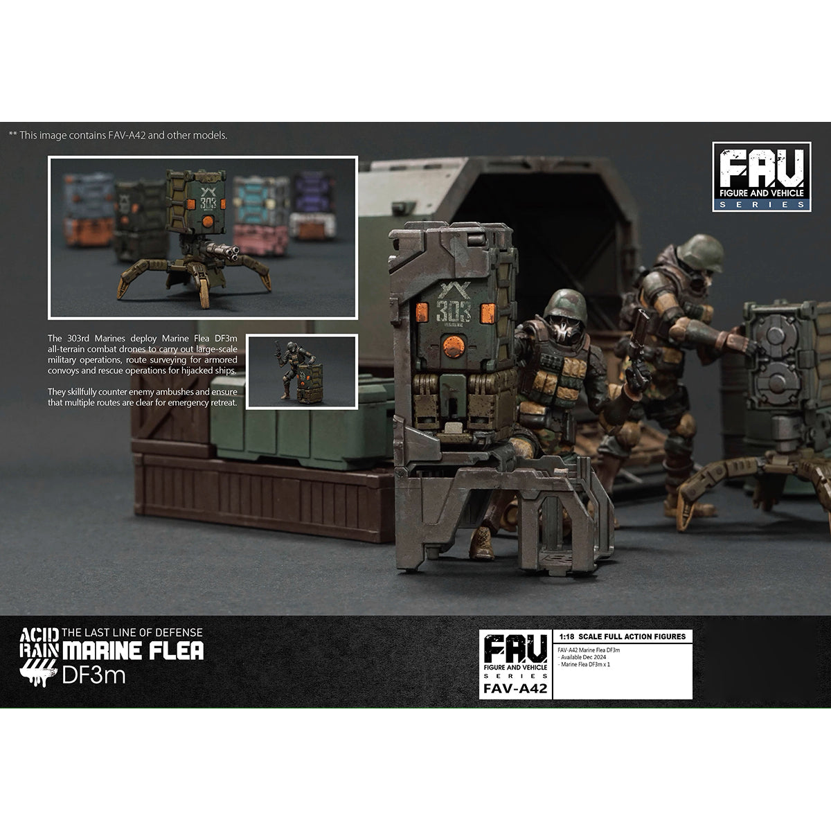 TOY ALLIANCE Acid Rain World Marine Flea DF3m Action Figure